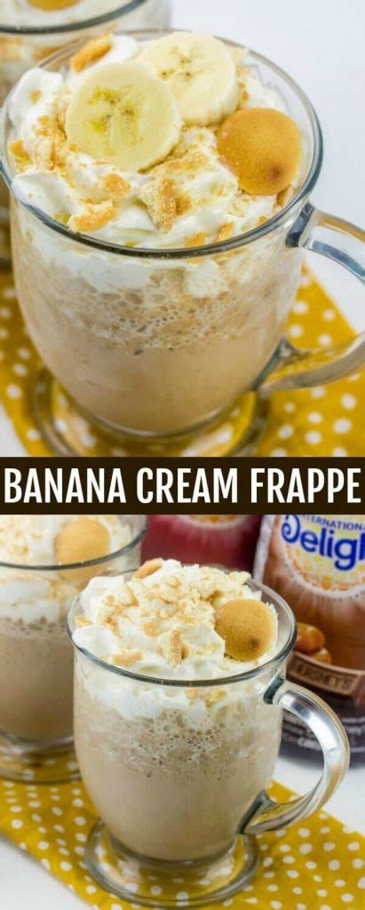 Banana Cream Frappe Traditional Pie Turned Coffee