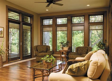 Residential wood entry doors the natural beauty of mahogany and rustic walnut woods. Fiberglass Windows