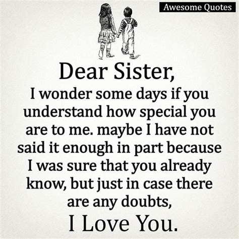 my sister i love you