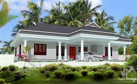 Simple And Beautiful Kerala Style 3 Bedroom House In 1153 Square Feet
