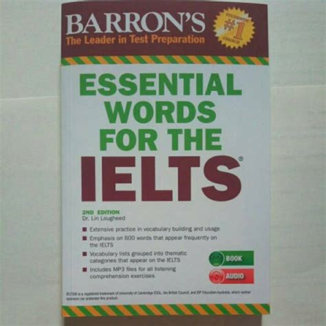 Jual Barrons Essential Words For The Ielts Nd Edition Original