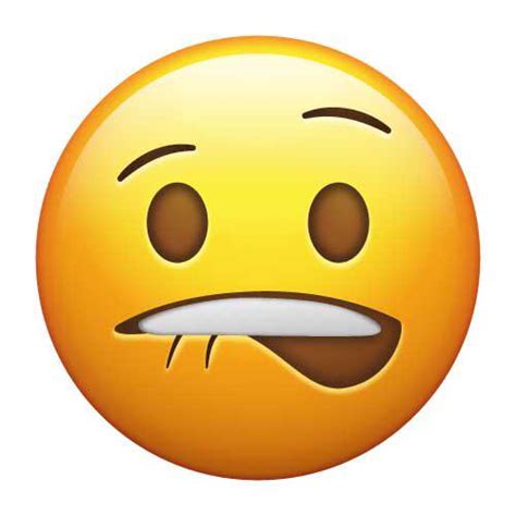 Lip Biting Emoji R Emoji