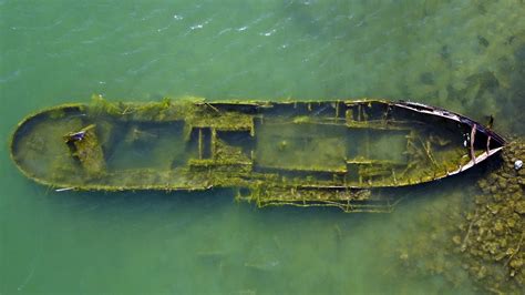 Sunken Historical Ship Emerges From Turkeys Lake Van Daily Sabah