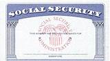 Social Security Template Images