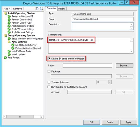 Setting A Static Kms Server During Osd In Configmgr Msitproblog