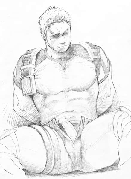 Rule 34 Chris Redfield Human Male Male Only Resident Evil Resident