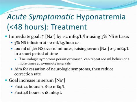 Ppt Hyponatremia Powerpoint Presentation Free Download Id3427059