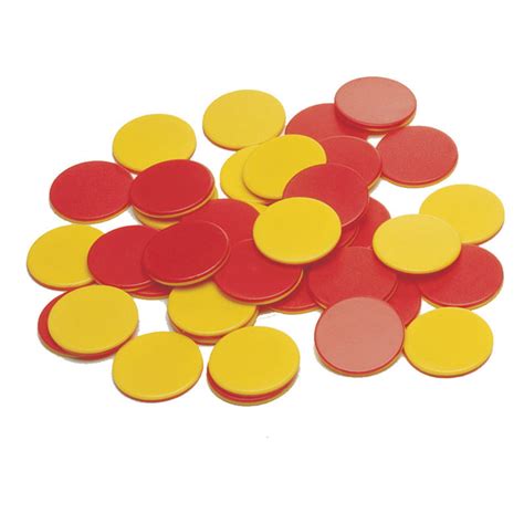 Two Color Plastic Counters 200st