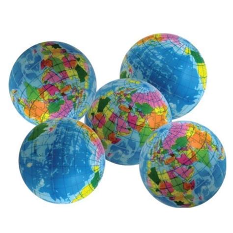 1 Dozen 75mm Globe Stress Balls