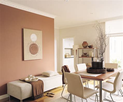 Brown Feature Wall Inspirations Paint Wohnzimmerfarbe