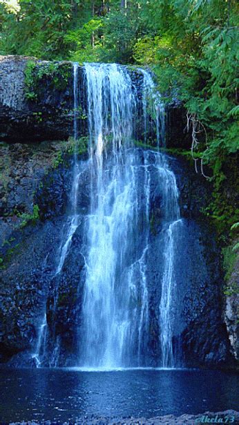 Vízesések Waterfall Landscape Beautiful Waterfalls Scenic Waterfall