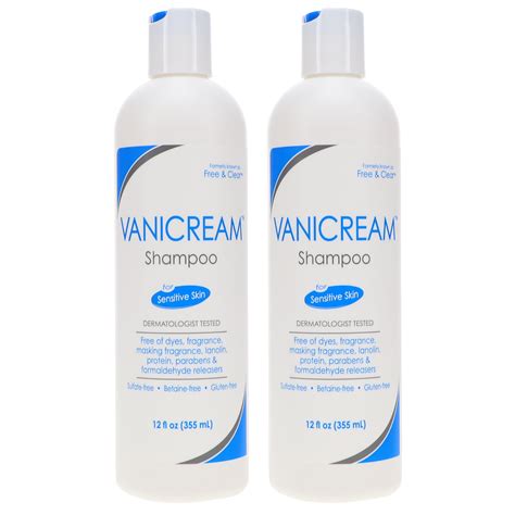 Vanicream Free And Clear Shampoo 12 Oz 2 Pack