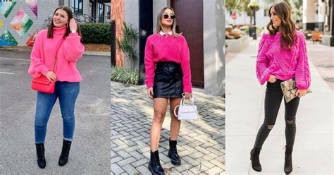 Looks De Inspiración Para Combinar Un Suéter Rosa Como Organizar La Casa
