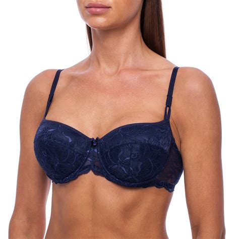 Sexy Bra Balconette Push Up Demi Underwire Lace T Shirt Shelf Plus Size