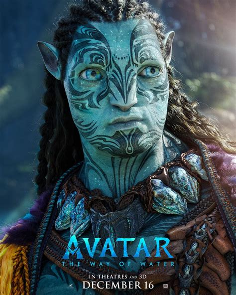 avatar the way of water posters showcase the film s new characters