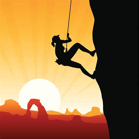 Rock Climbing Clip Art Vector Images And Illustrations Istock