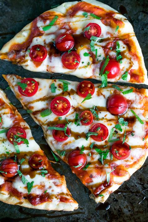 Margherita Flatbread Pizza Recipe Peas And Crayons