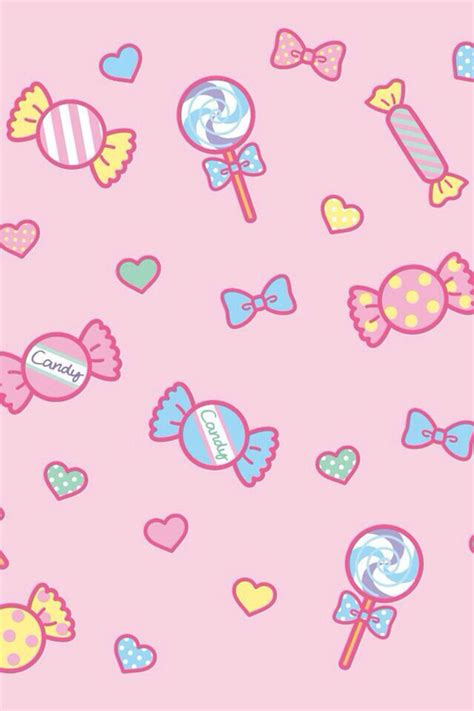 Kawaii Candy Wallpaper Wallpapersafari