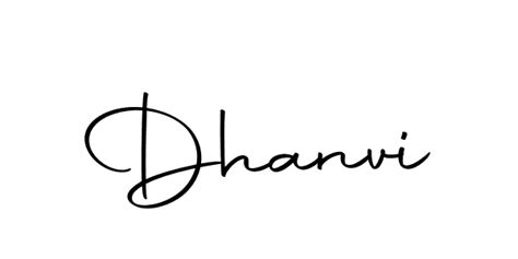 71 Dhanvi Name Signature Style Ideas Cool Esignature