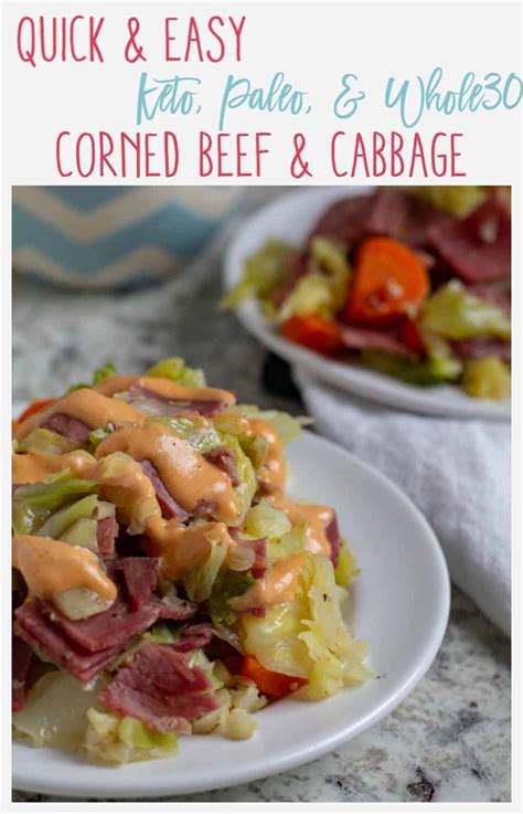 Sauté the onion, garlic, and cabbage until the cabbage starts to cook down. This Keto Corned Beef And Cabbage Recipe can be made using leftover corned beef or corned beef ...
