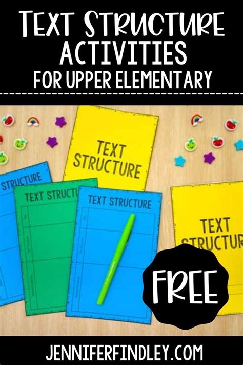 Free Text Structure Activities Teaching With Jennifer Findley Text
