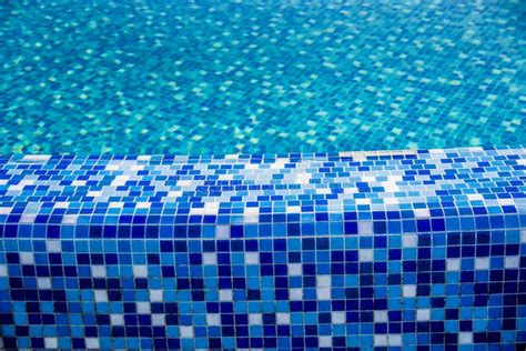 Swimming Pool With Blue Mosaic Stock Photo Image Of Mosaic Water