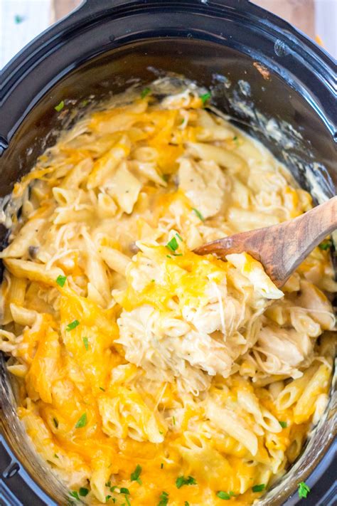 Slow Cooker Cheesy Chicken Penne My Incredible Recipes