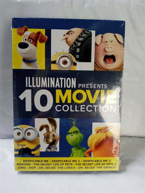 Illumination Presents 10 Movie Collection 2020 Dvd 10 Disc Etsy