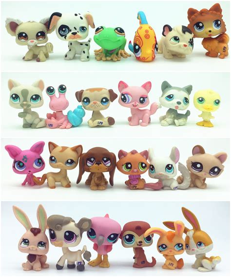 Random Lot 7 Littlest Pet Shop Lps 2 Mini Figure Toys Dolls Y72 Toys