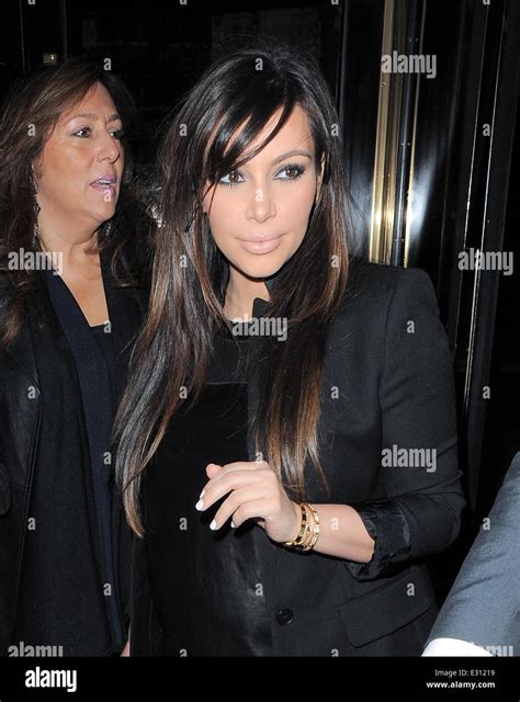 Pregnant Kim Kardashian Seen Leaving Her Hotel Before Heading To The Beyonce Concert At The O2