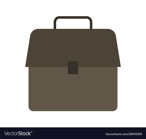 Job Bag Icon In On White Background Royalty Free Vector