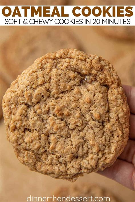 This chewy oatmeal cookie recipe will. Oatmeal Cookies are the BEST soft and chewy cookie recipe ...