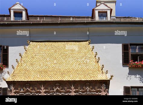 Austria Innsbruck The Golden Roof Stock Photo Alamy