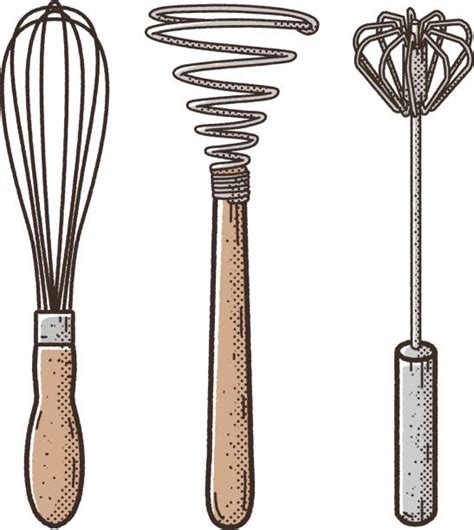Cartoon Of A Antique Cooking Utensils Illustrations Royalty Free