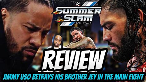 Wwe Summerslam 2023 Full Show Review Cody Beats Brock Lesnar And Jimmy