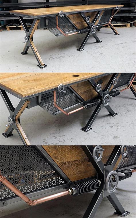 Maybe you would like to learn more about one of these? The Steampunk Desk in 2020 | Industrial design furniture ...