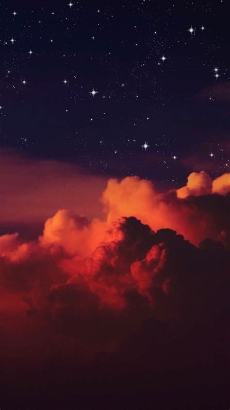 Red Aesthetic Sky Wallpapers Wallpaper Cave