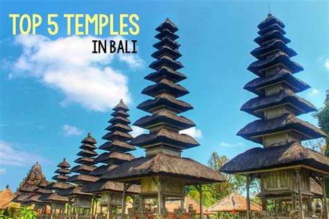 The 5 Most Popular Temples In Bali Adventurous Miriam