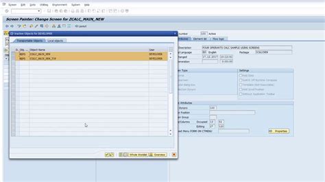 How To Create Screen In Abap Sap Abap Selection Screen Sample Youtube
