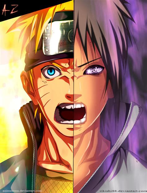 Naruto Vs Sasuke By Rikishi88 On Deviantart