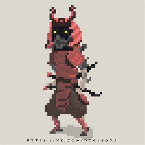 Artstation Samurai Pixel Art