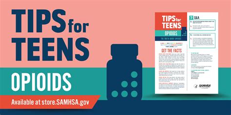 Tips For Teens The Truth About Opioids Samhsa Publications And