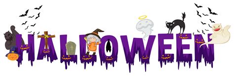 Letras De Halloween Vectores Iconos Gráficos Y Fondos Para Descargar