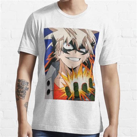Bakugo Mha T Shirt For Sale By Emily0727 Redbubble Anime T Shirts