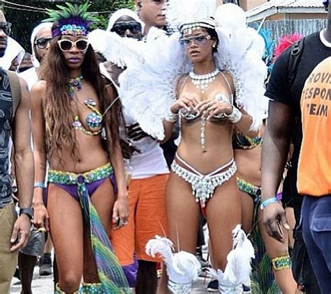 Photos Rihanna Serves Fashion Sex Appeal In Revealing Barbados