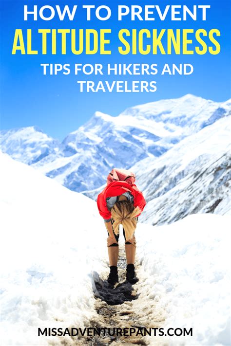 Altitude Sickness Prevention Tips For Hikers And Travelers — Miss