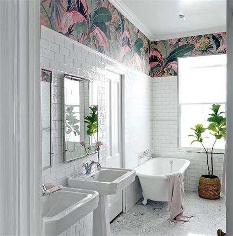 10 Beautiful Bathroom Wallpaper Ideas DesignCafe Atelier Yuwa Ciao Jp