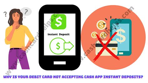 Why Is Your Debit Card Not Accepting Cash App Instant Deposits Cash