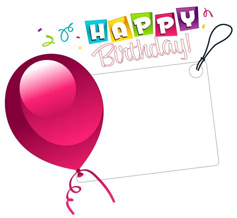 Party Birthday Frame Png Transparent Image Png Arts