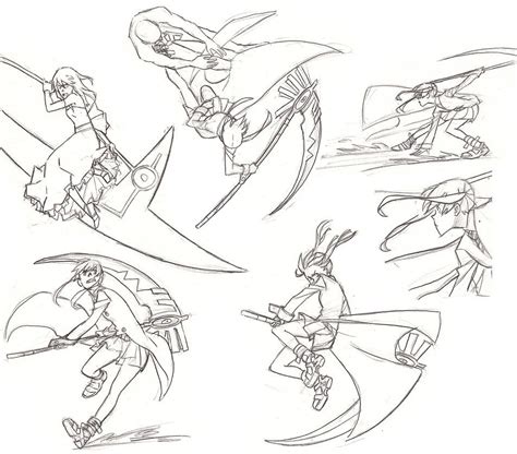 Maka In Action Fight Poses Anime Poses Reference Drawing Poses